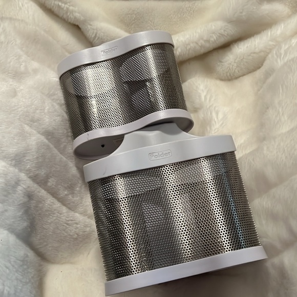 2 🩶🤍 POLDER TOOL HOLDERS WITH SILVER MESH TO SEE THROUGH 🩶🤍 GREAT HAIR STUFF - Picture 6 of 9